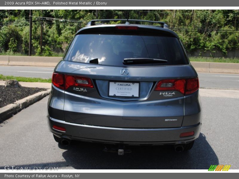 Polished Metal Metallic / Ebony 2009 Acura RDX SH-AWD