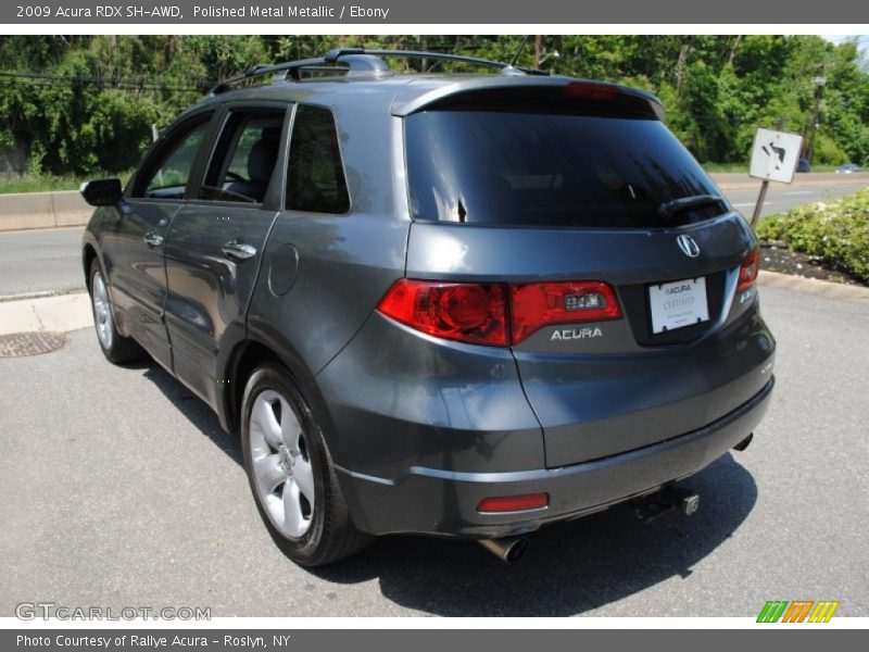 Polished Metal Metallic / Ebony 2009 Acura RDX SH-AWD