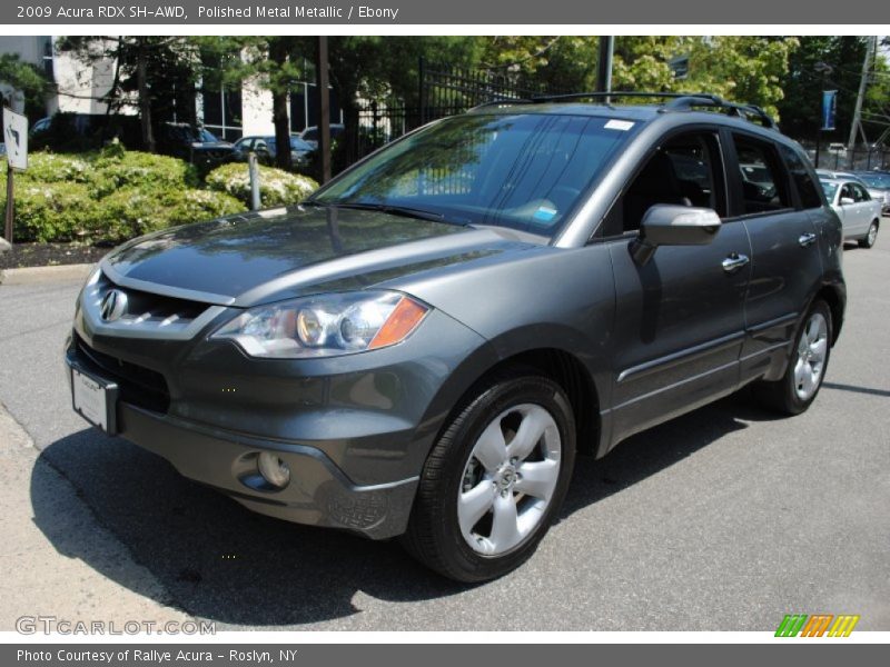 Polished Metal Metallic / Ebony 2009 Acura RDX SH-AWD