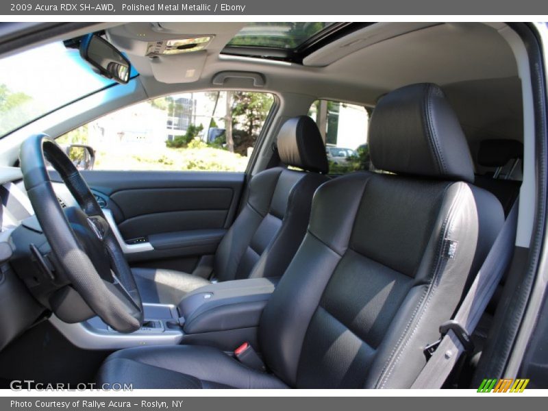 Polished Metal Metallic / Ebony 2009 Acura RDX SH-AWD