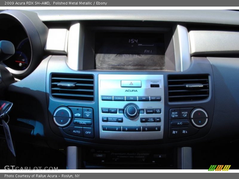 Polished Metal Metallic / Ebony 2009 Acura RDX SH-AWD