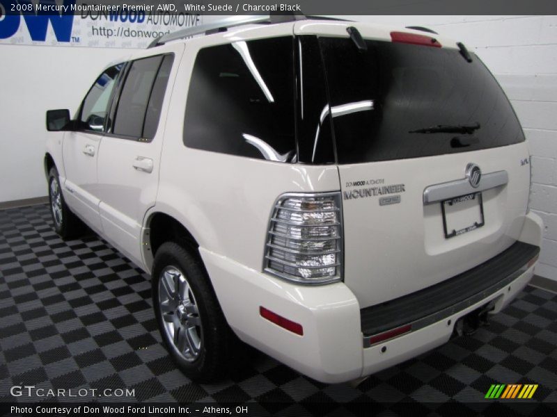 White Suede / Charcoal Black 2008 Mercury Mountaineer Premier AWD