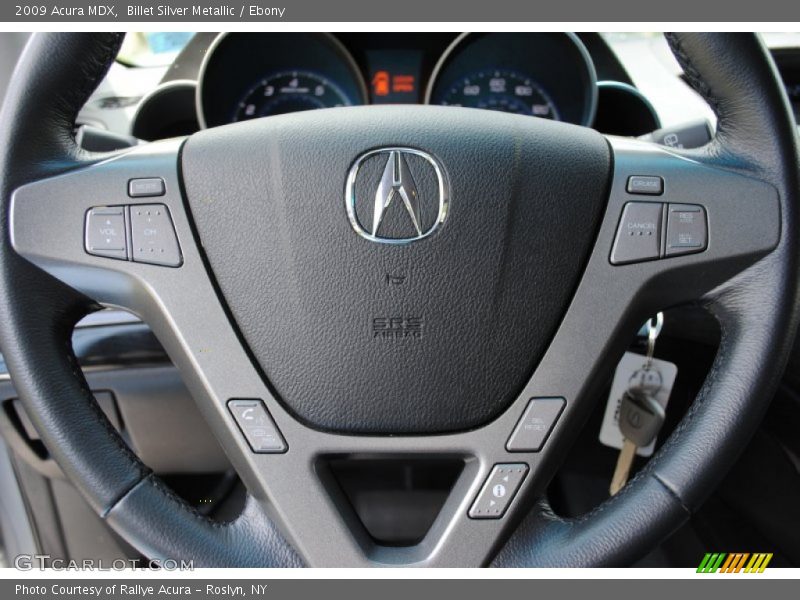 Billet Silver Metallic / Ebony 2009 Acura MDX