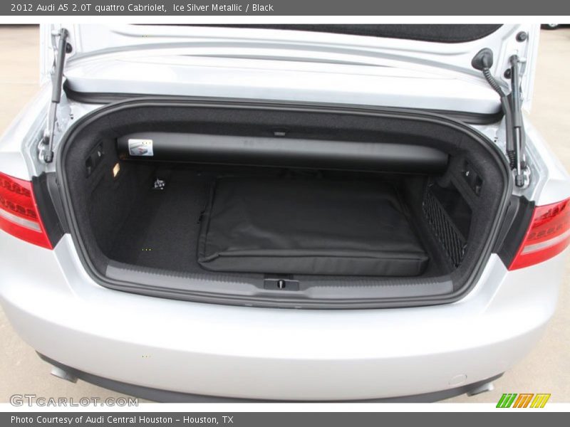 Ice Silver Metallic / Black 2012 Audi A5 2.0T quattro Cabriolet