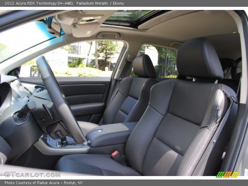 Palladium Metallic / Ebony 2012 Acura RDX Technology SH-AWD