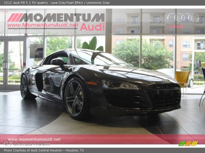 Lava Gray Pearl Effect / Limestone Gray 2012 Audi R8 5.2 FSI quattro