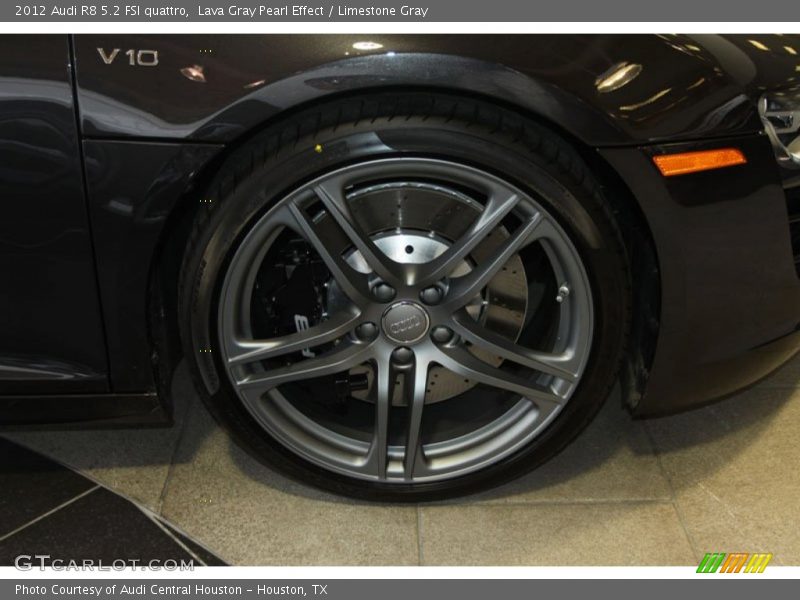 Lava Gray Pearl Effect / Limestone Gray 2012 Audi R8 5.2 FSI quattro