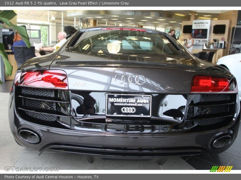 Lava Gray Pearl Effect / Limestone Gray 2012 Audi R8 5.2 FSI quattro