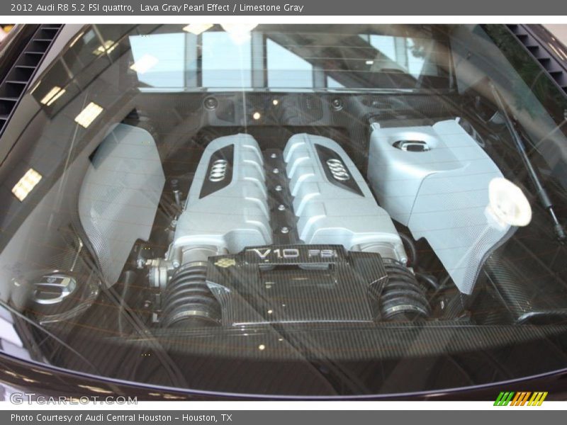 Lava Gray Pearl Effect / Limestone Gray 2012 Audi R8 5.2 FSI quattro