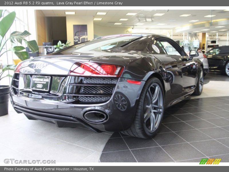 Lava Gray Pearl Effect / Limestone Gray 2012 Audi R8 5.2 FSI quattro