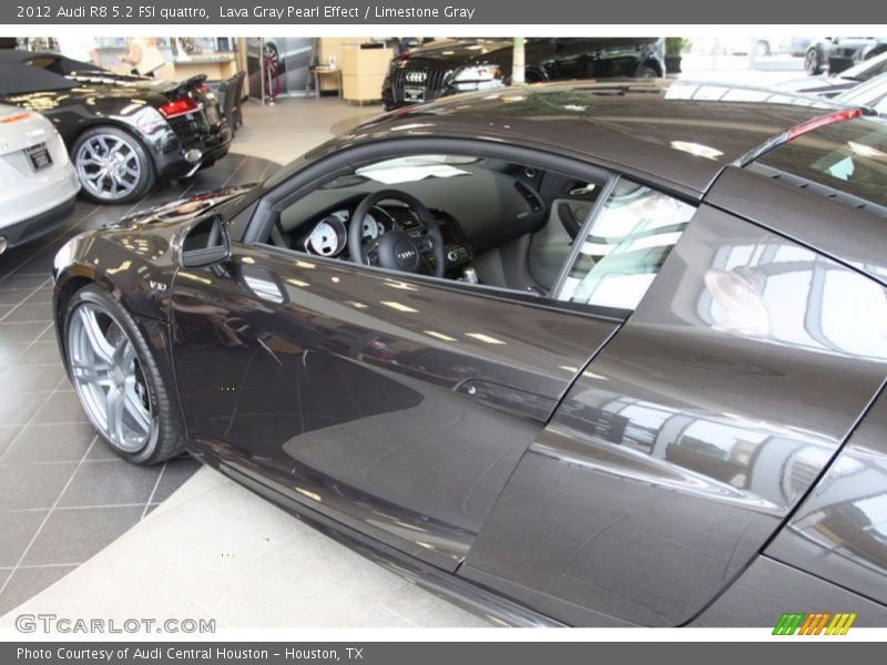 Lava Gray Pearl Effect / Limestone Gray 2012 Audi R8 5.2 FSI quattro