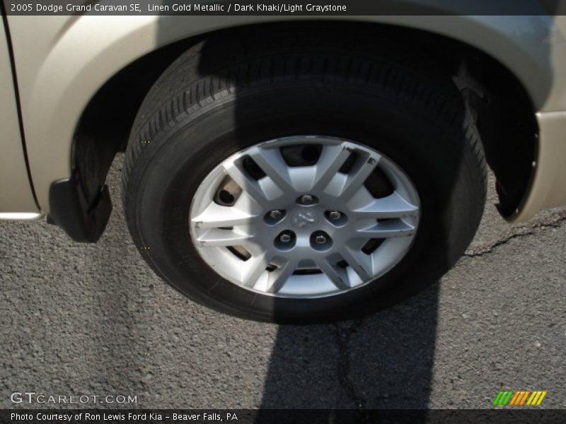 Linen Gold Metallic / Dark Khaki/Light Graystone 2005 Dodge Grand Caravan SE
