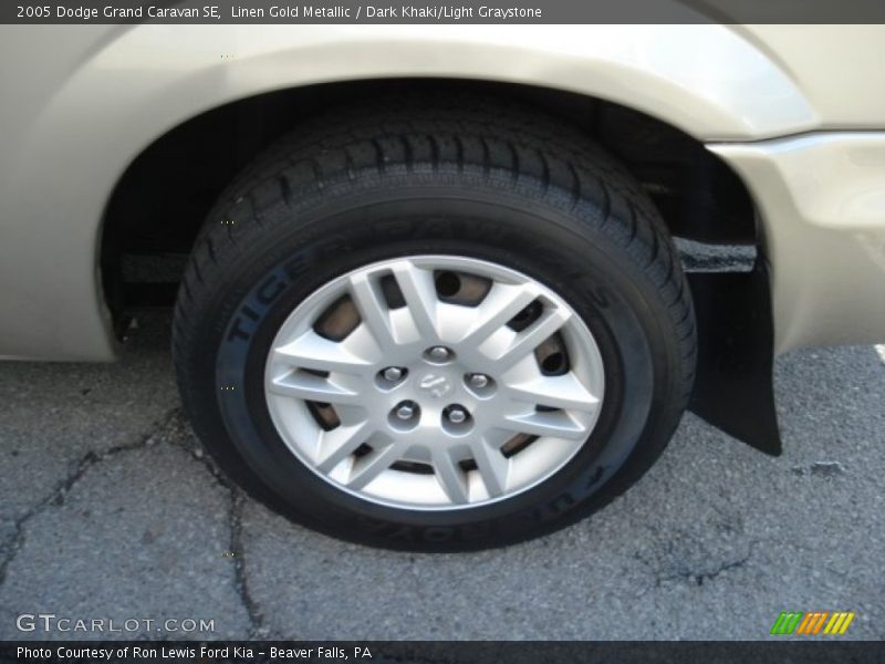Linen Gold Metallic / Dark Khaki/Light Graystone 2005 Dodge Grand Caravan SE