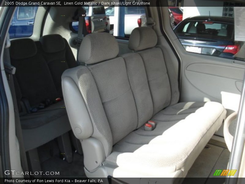 Linen Gold Metallic / Dark Khaki/Light Graystone 2005 Dodge Grand Caravan SE