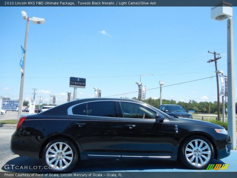 Tuxedo Black Metallic / Light Camel/Olive Ash 2010 Lincoln MKS FWD Ultimate Package