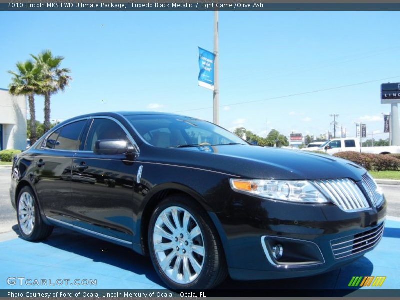 Tuxedo Black Metallic / Light Camel/Olive Ash 2010 Lincoln MKS FWD Ultimate Package