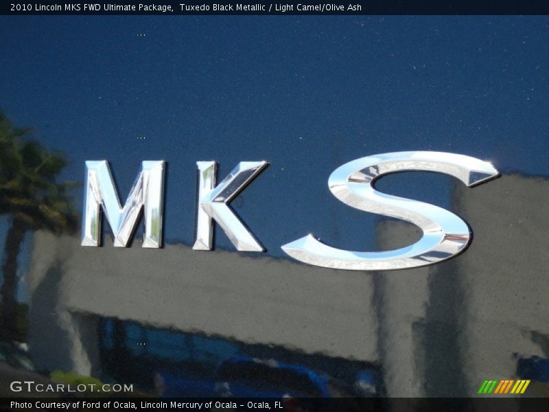 Tuxedo Black Metallic / Light Camel/Olive Ash 2010 Lincoln MKS FWD Ultimate Package