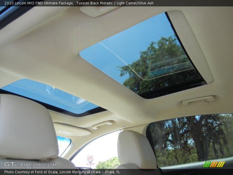 Tuxedo Black Metallic / Light Camel/Olive Ash 2010 Lincoln MKS FWD Ultimate Package