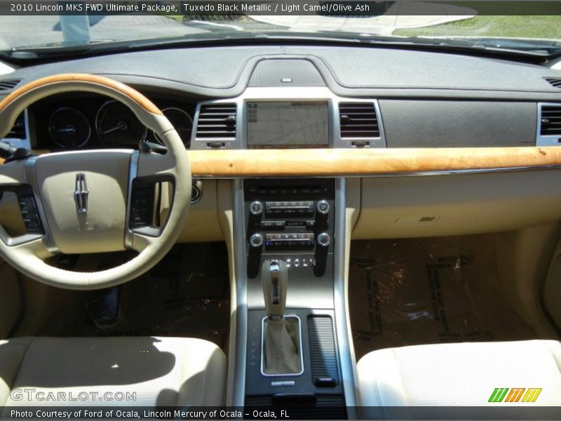 Tuxedo Black Metallic / Light Camel/Olive Ash 2010 Lincoln MKS FWD Ultimate Package