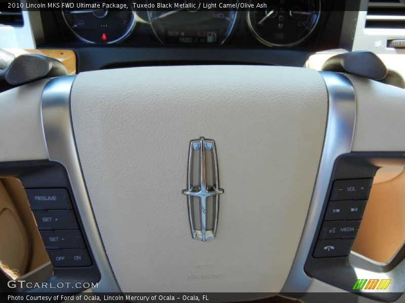 Tuxedo Black Metallic / Light Camel/Olive Ash 2010 Lincoln MKS FWD Ultimate Package