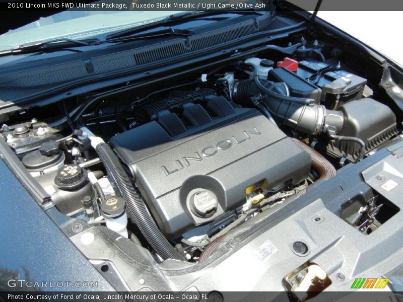 Tuxedo Black Metallic / Light Camel/Olive Ash 2010 Lincoln MKS FWD Ultimate Package