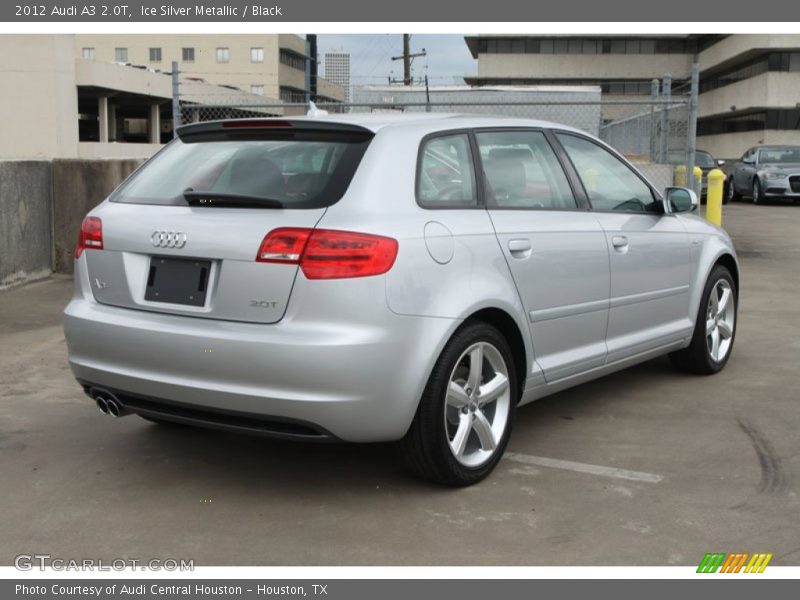Ice Silver Metallic / Black 2012 Audi A3 2.0T