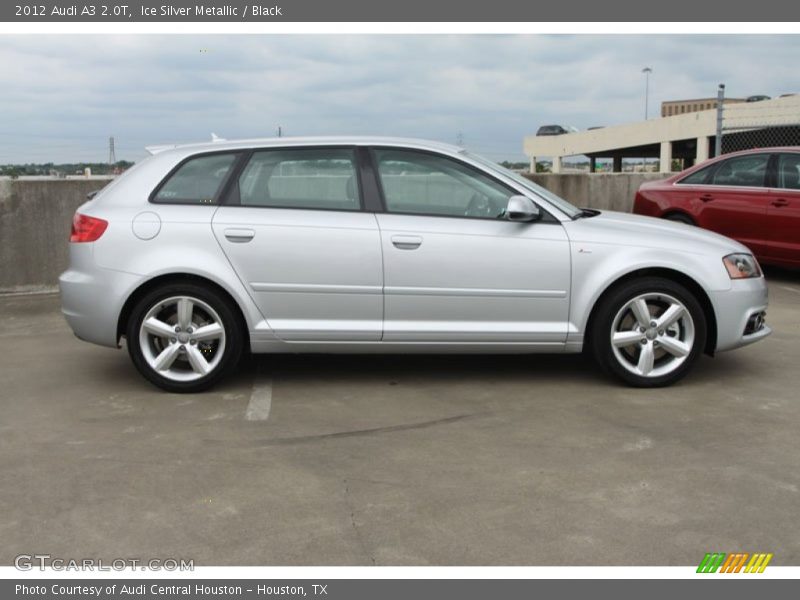 Ice Silver Metallic / Black 2012 Audi A3 2.0T