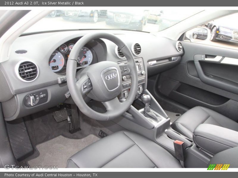 Ice Silver Metallic / Black 2012 Audi A3 2.0T