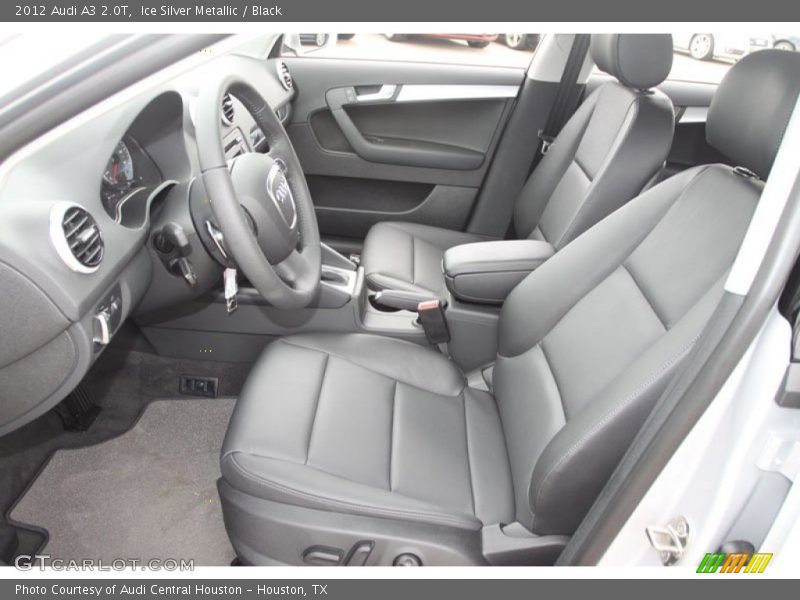 Ice Silver Metallic / Black 2012 Audi A3 2.0T