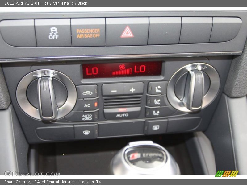 Ice Silver Metallic / Black 2012 Audi A3 2.0T