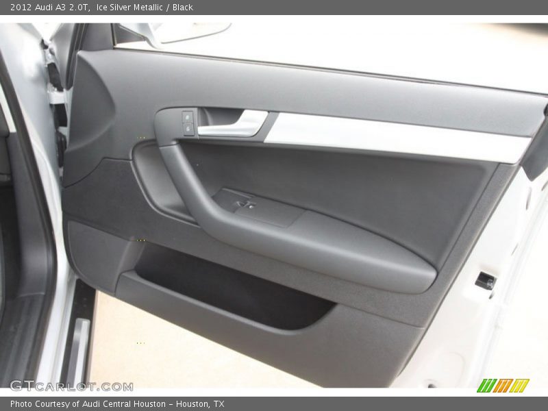 Ice Silver Metallic / Black 2012 Audi A3 2.0T