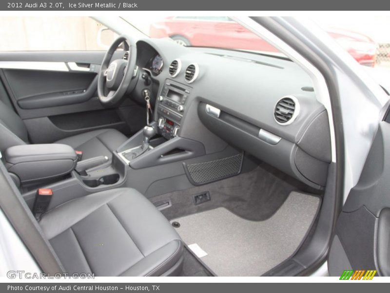 Ice Silver Metallic / Black 2012 Audi A3 2.0T