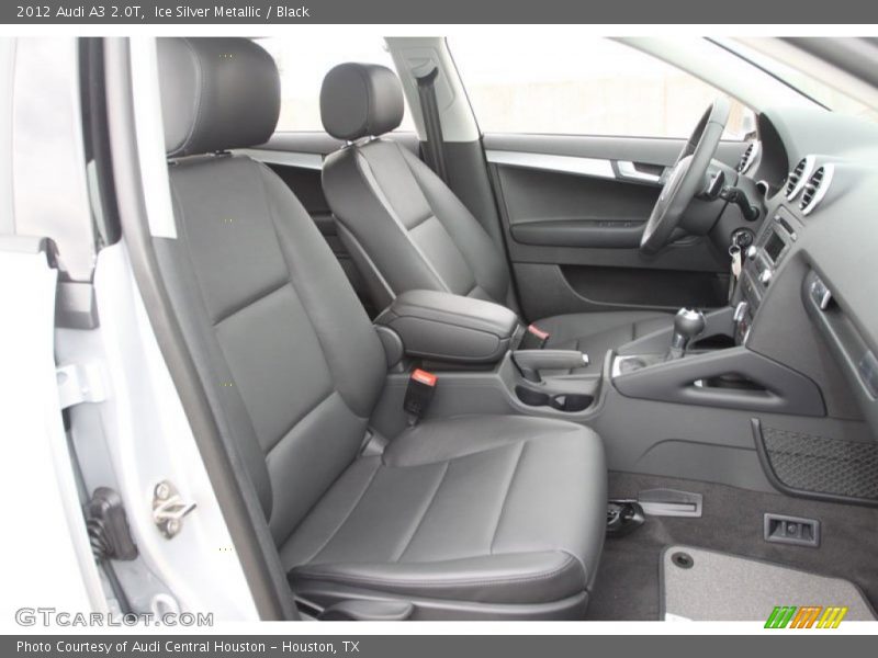 Ice Silver Metallic / Black 2012 Audi A3 2.0T