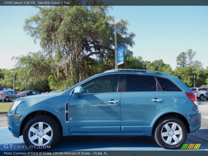Sea Mist Green / Tan 2008 Saturn VUE XR