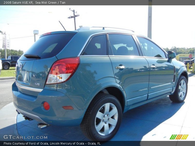 Sea Mist Green / Tan 2008 Saturn VUE XR