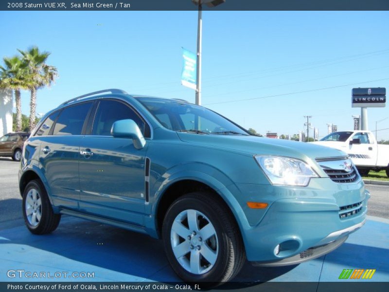 Sea Mist Green / Tan 2008 Saturn VUE XR