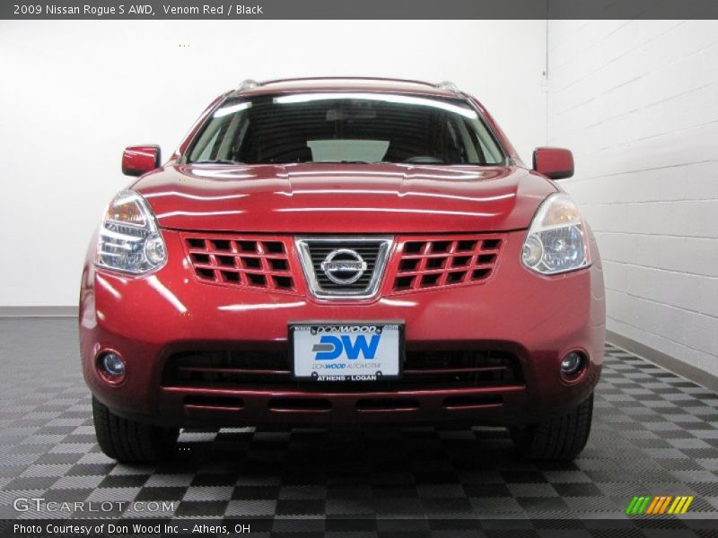 Venom Red / Black 2009 Nissan Rogue S AWD