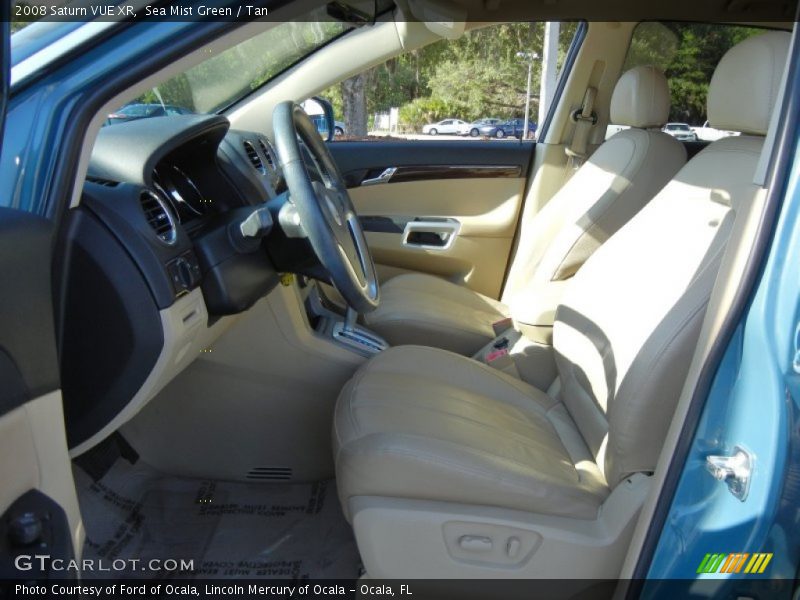 Sea Mist Green / Tan 2008 Saturn VUE XR