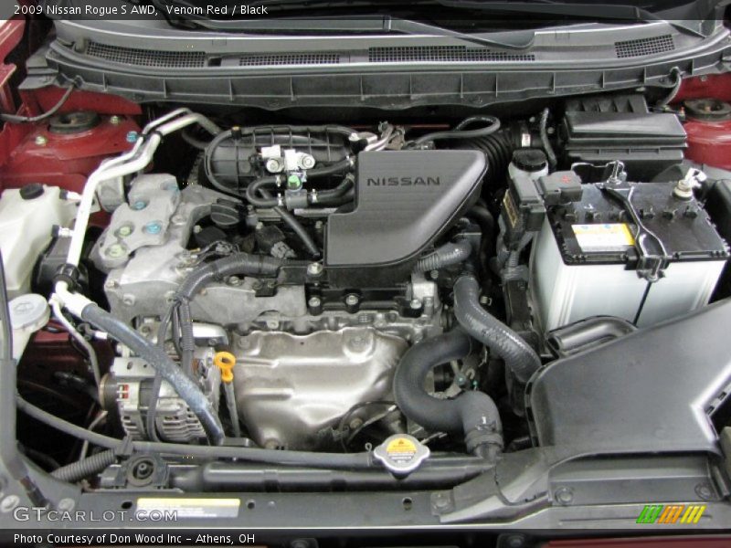 Venom Red / Black 2009 Nissan Rogue S AWD