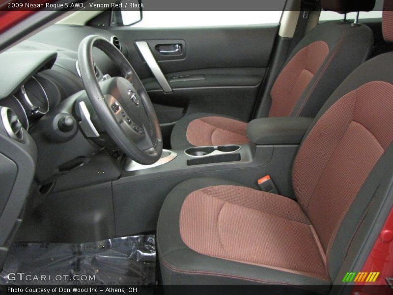Venom Red / Black 2009 Nissan Rogue S AWD