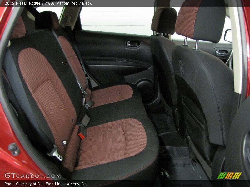 Venom Red / Black 2009 Nissan Rogue S AWD