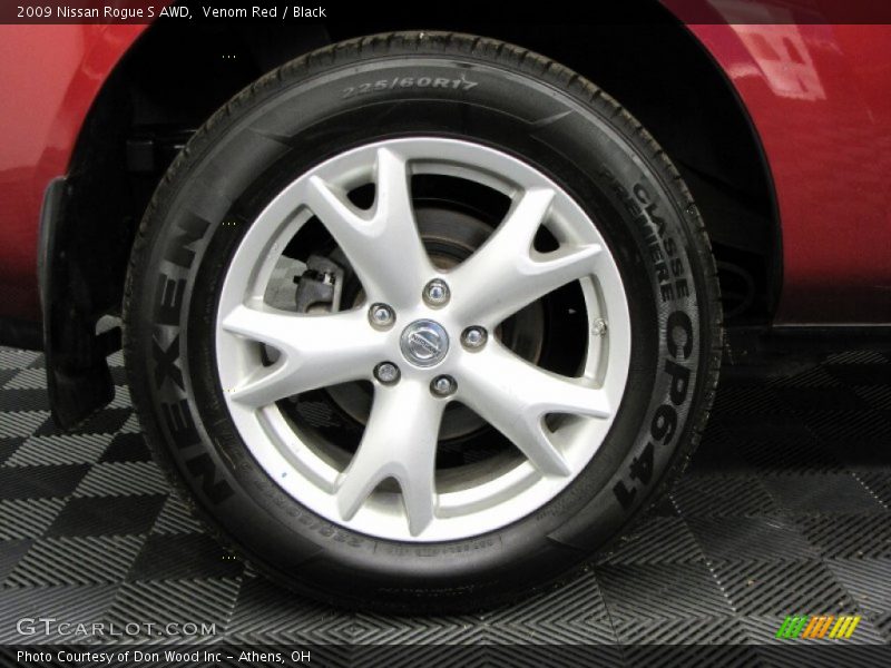 Venom Red / Black 2009 Nissan Rogue S AWD
