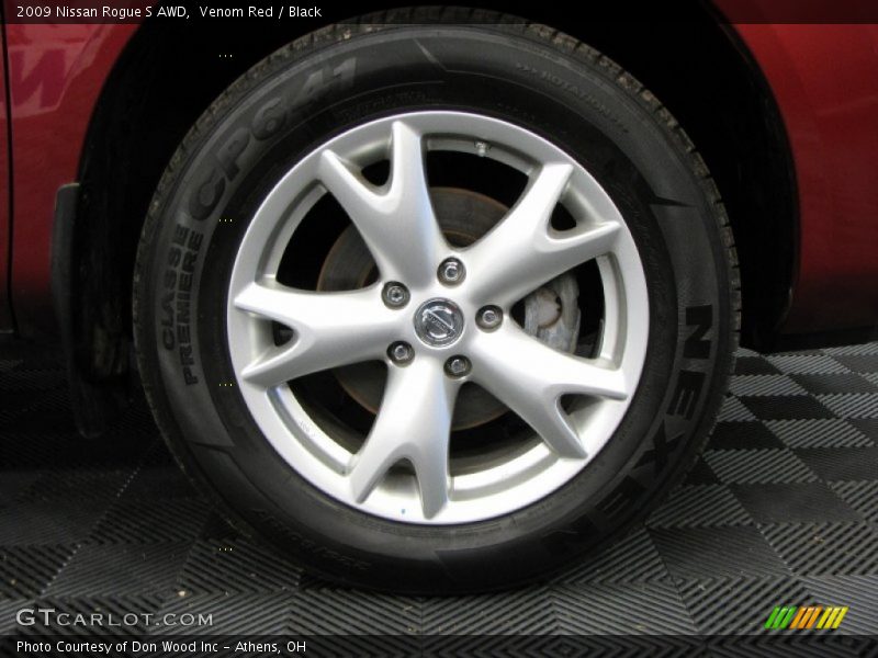 Venom Red / Black 2009 Nissan Rogue S AWD