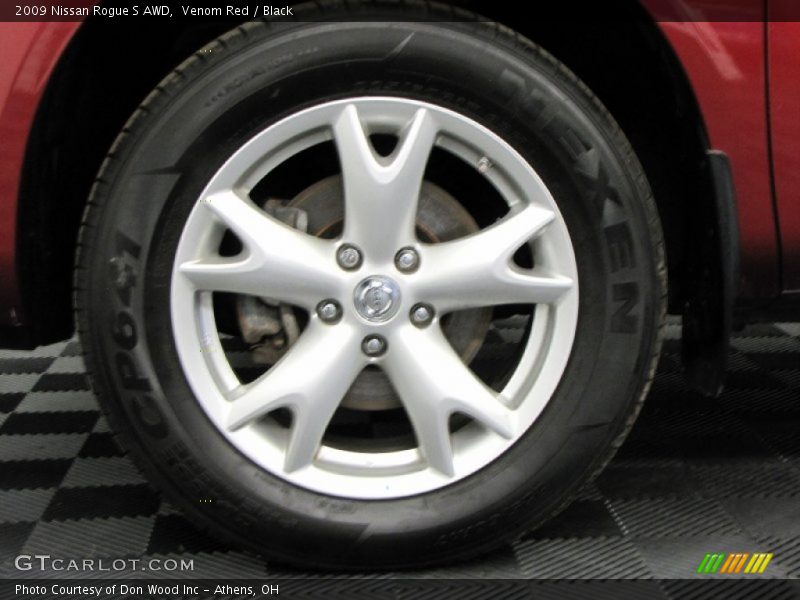 Venom Red / Black 2009 Nissan Rogue S AWD