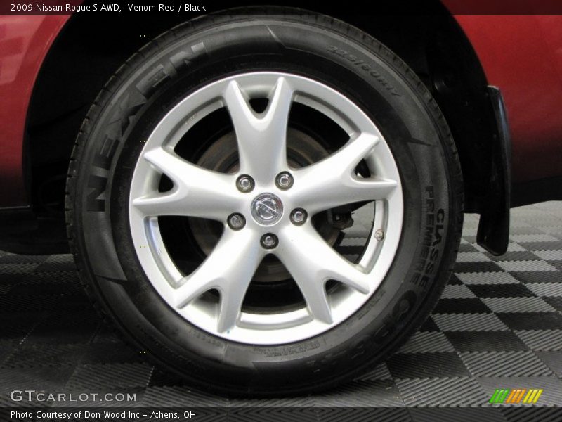 Venom Red / Black 2009 Nissan Rogue S AWD