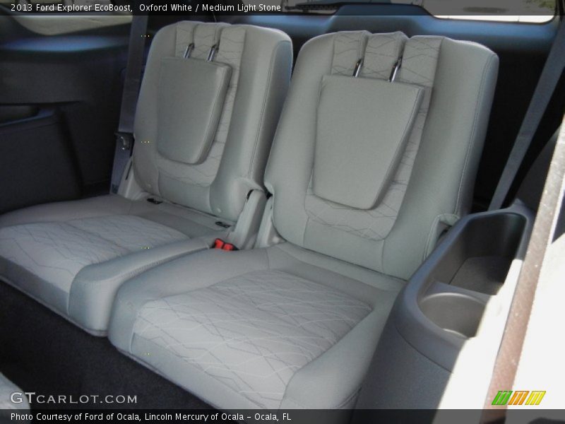 Oxford White / Medium Light Stone 2013 Ford Explorer EcoBoost
