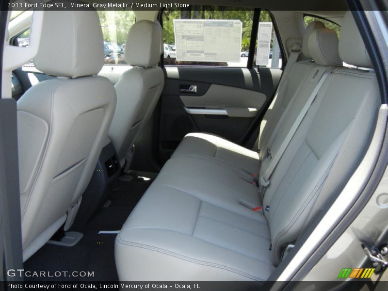 Rear Seat of 2013 Edge SEL