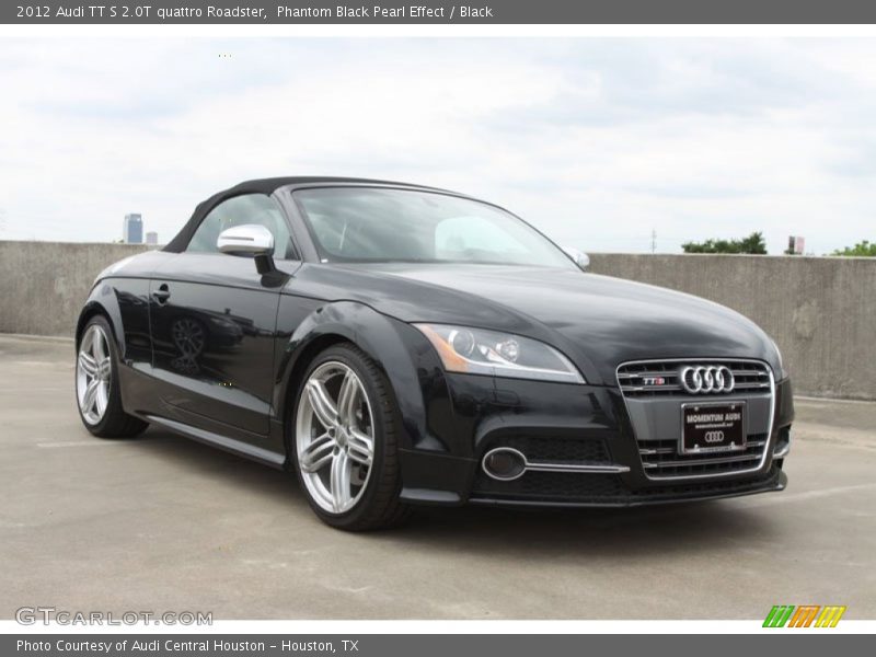 Phantom Black Pearl Effect / Black 2012 Audi TT S 2.0T quattro Roadster