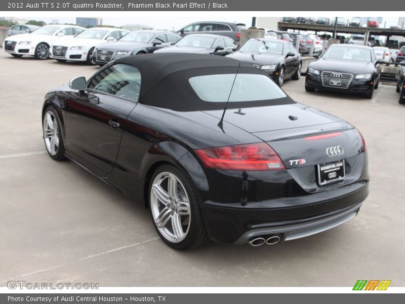 Phantom Black Pearl Effect / Black 2012 Audi TT S 2.0T quattro Roadster