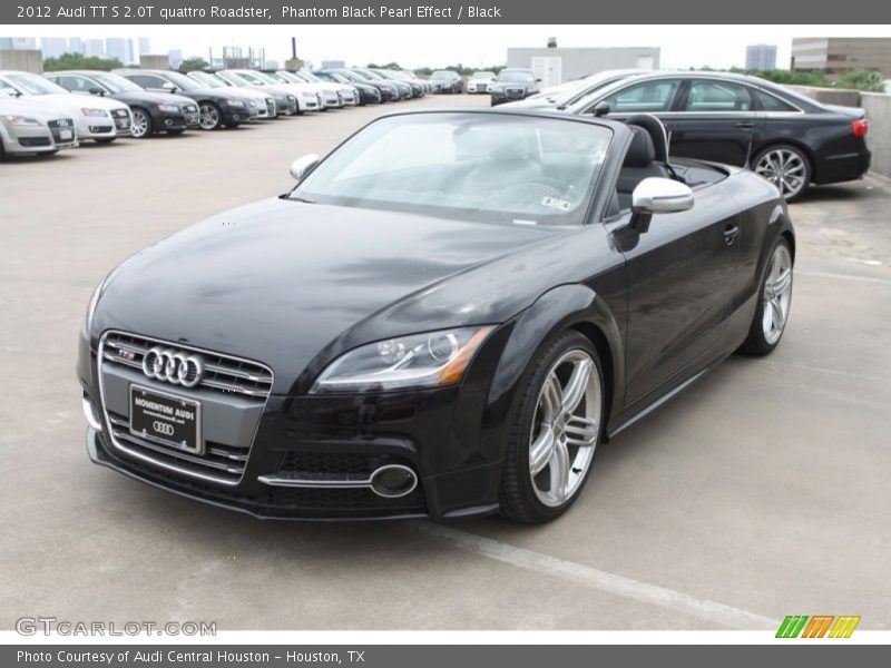 Phantom Black Pearl Effect / Black 2012 Audi TT S 2.0T quattro Roadster